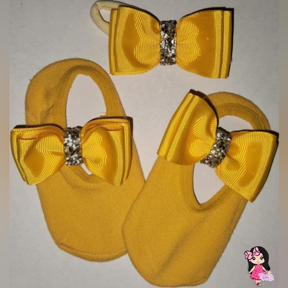 Accesorio para cabellos de niñas con calcetines - Picture 4 of 7